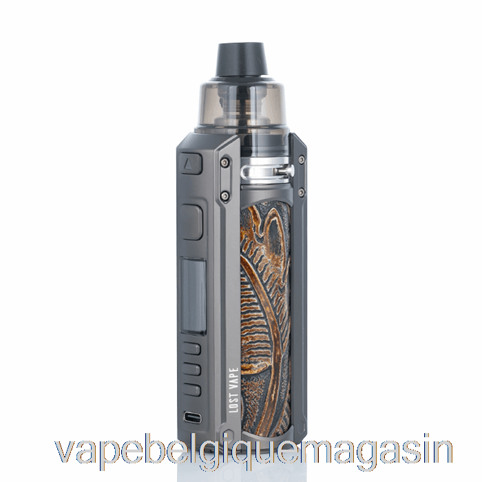 Vape Jetable Perdu Vape Ursa Quest 100w Pod Mod Kit Gunmetal / Cuir Ukiran